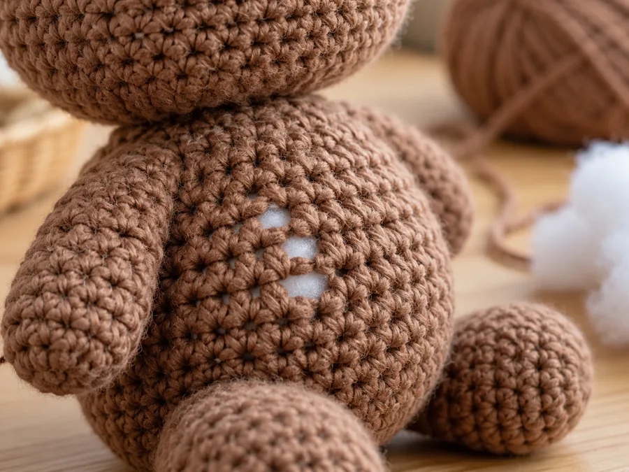 Amigurumi with gaps between stitches